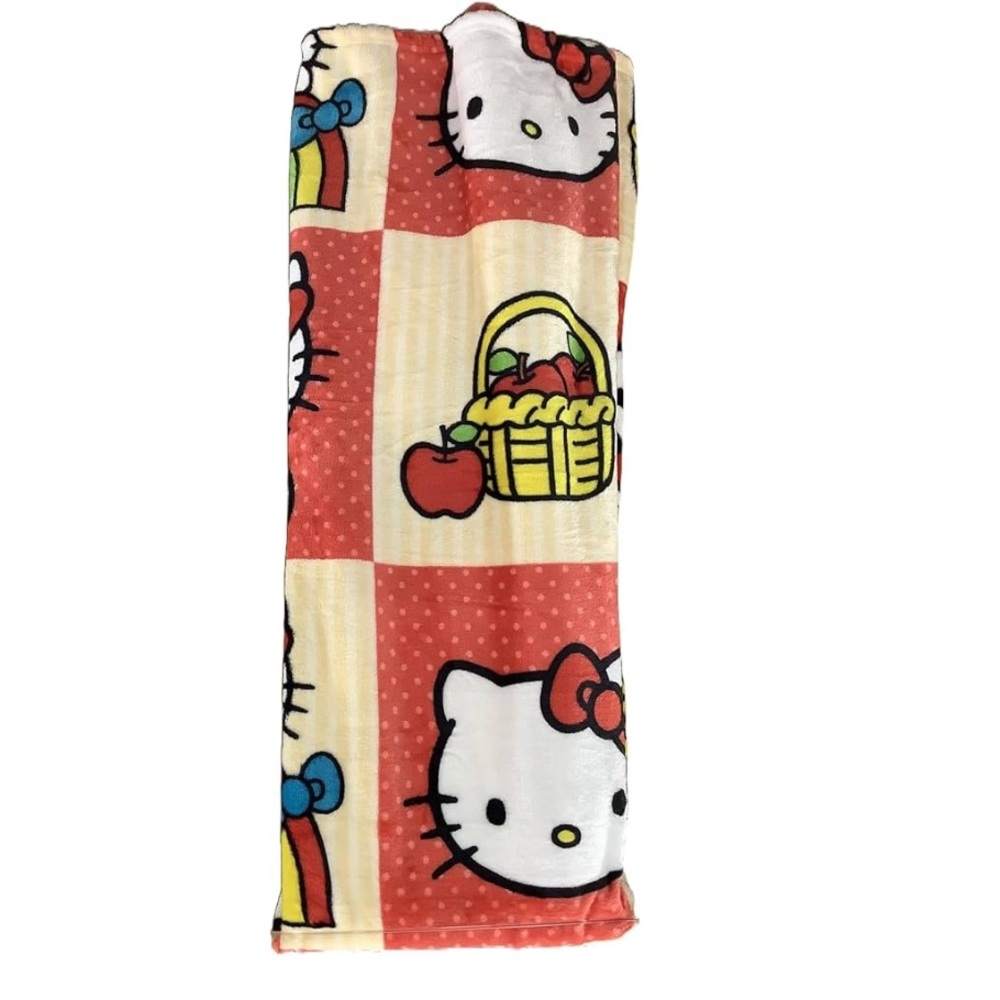 Hello Kitty Red and Cream Blanket